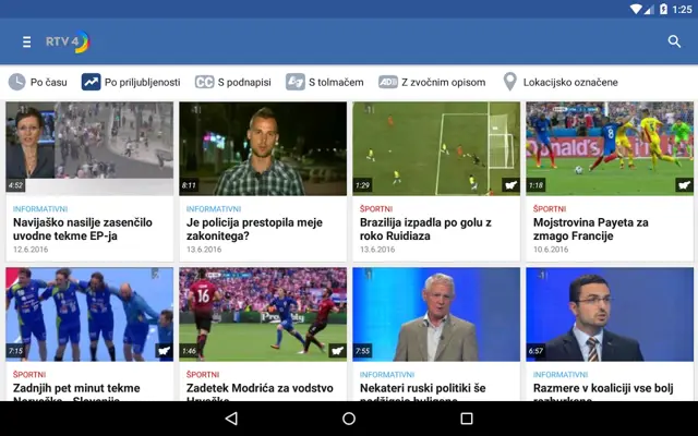 RTV 4D android App screenshot 2